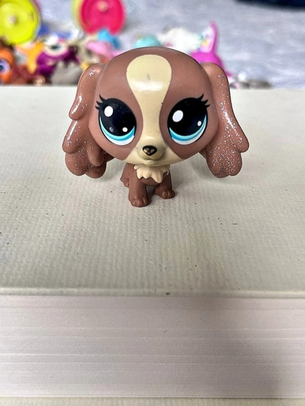 Littlest Pet Shop Nutmeg Dash Cocker Spaniel #295 Brown & Cream Figure